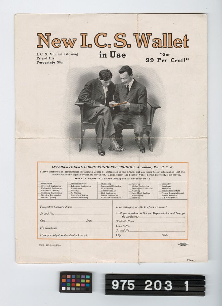 Image representing advertising booklet.