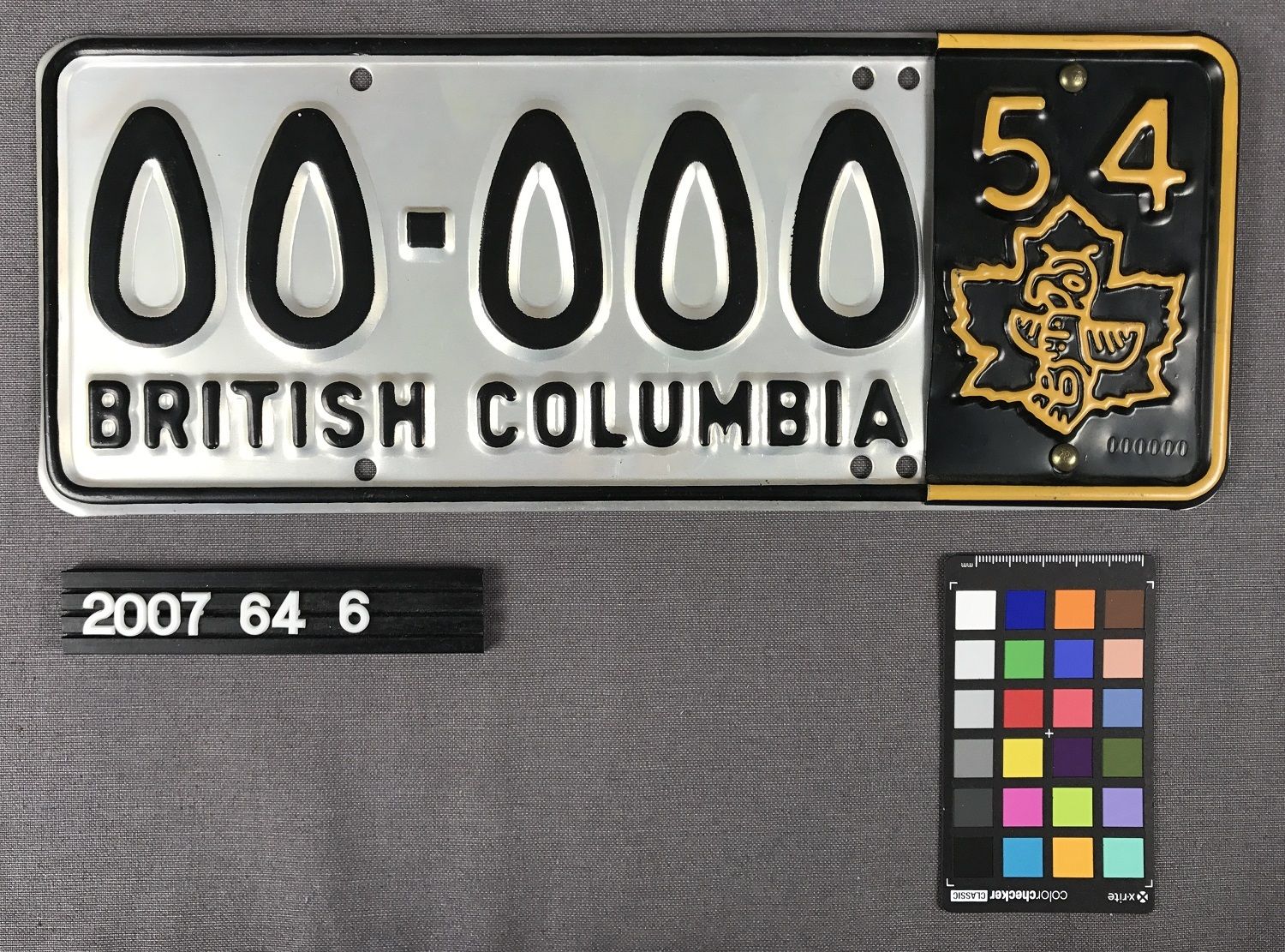 Image representing Plate, Licence.