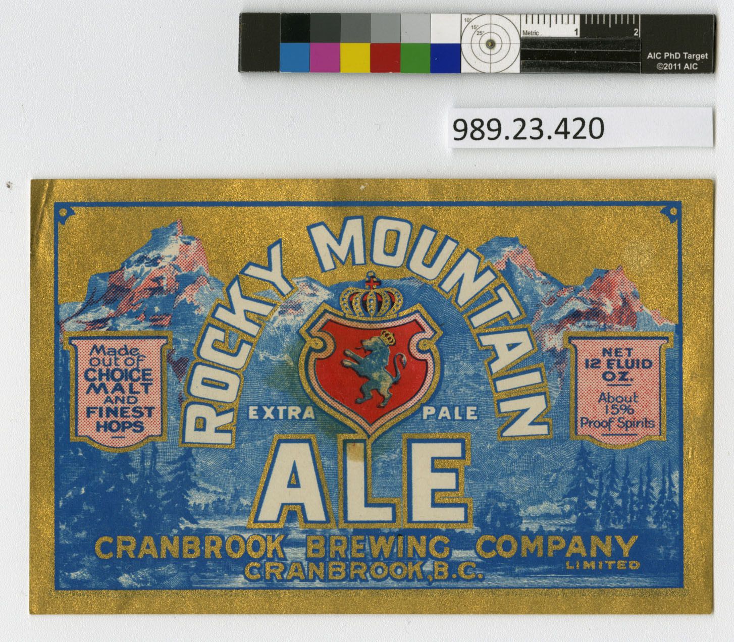Image representing Label, Beer.