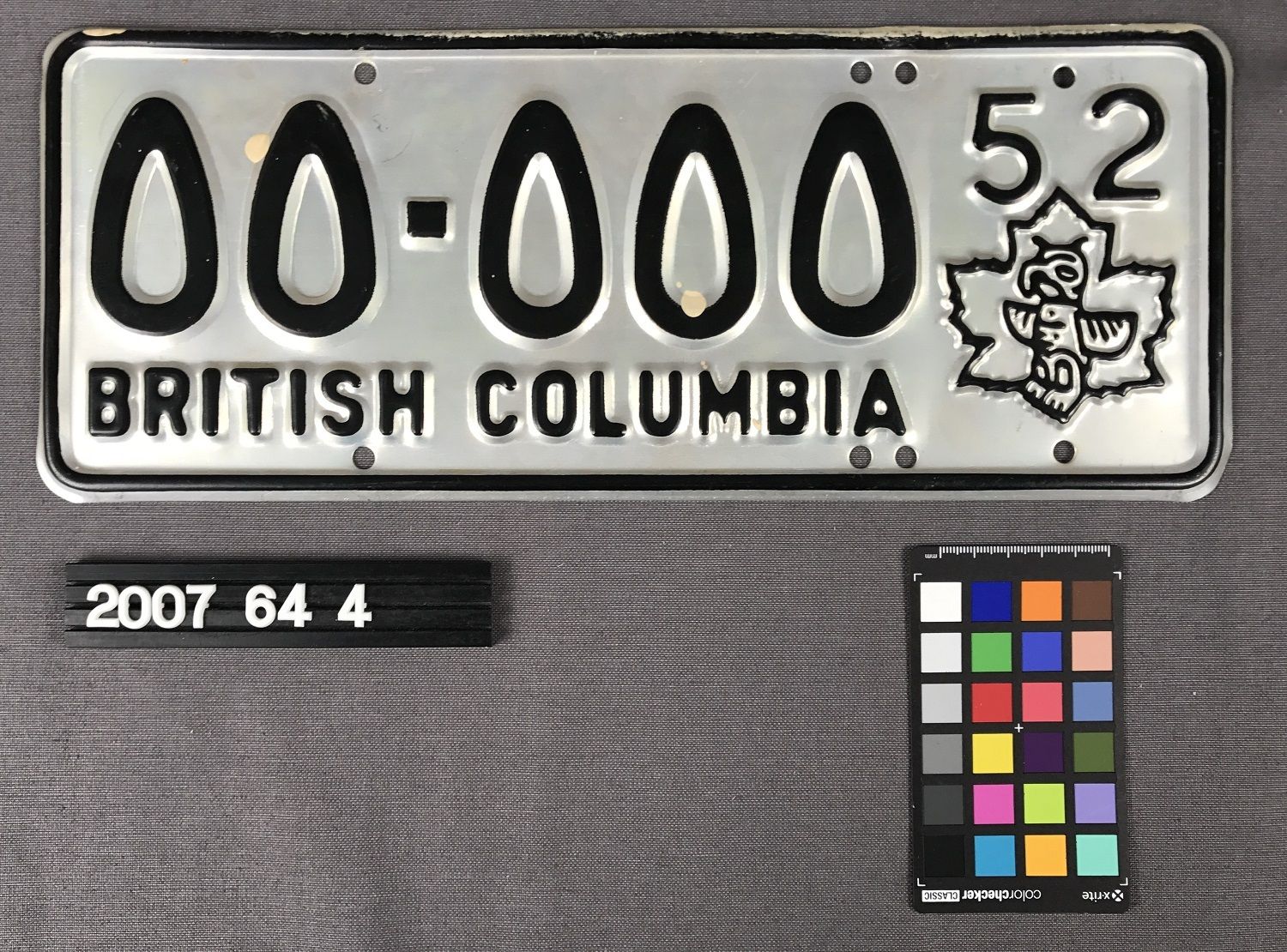 Image representing Plate, Licence.