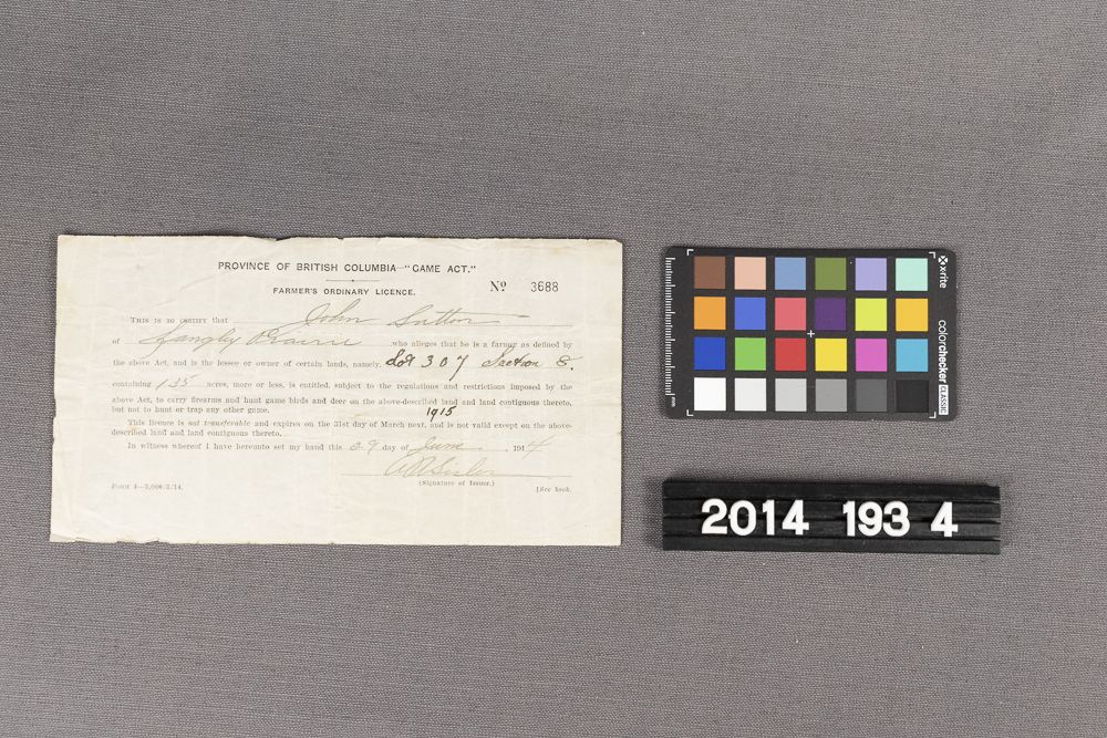 Image représentant License, Firearms