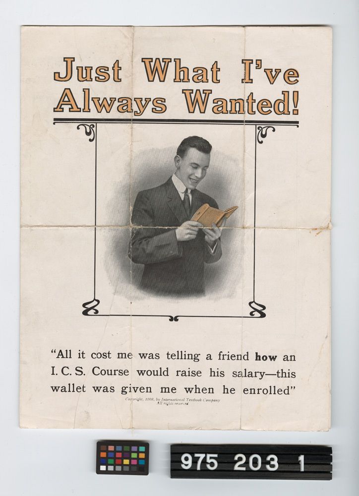 Image representing advertising booklet.