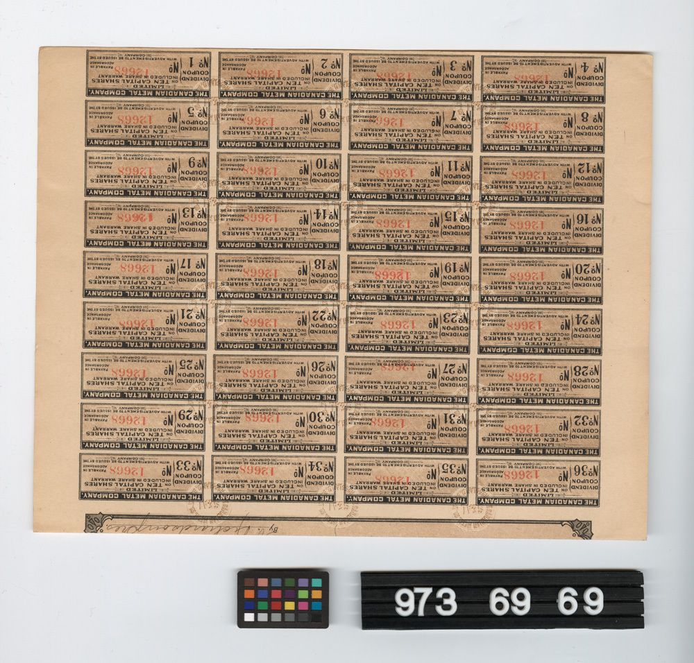 Image representing stock certificate.