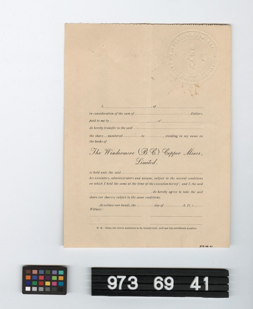 Image representing stock certificate.