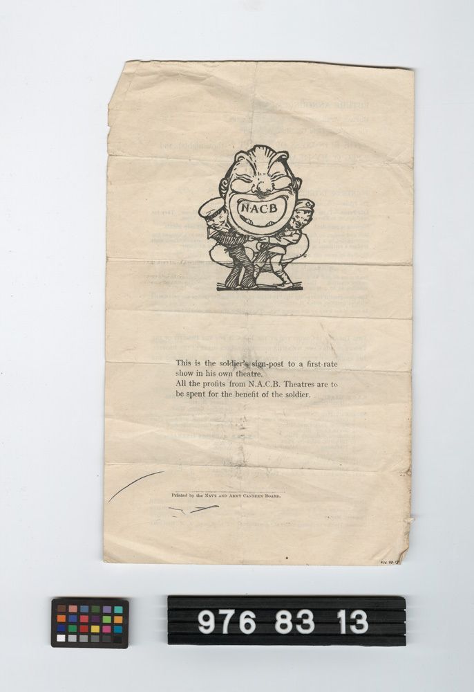 Image representing theatre programme.