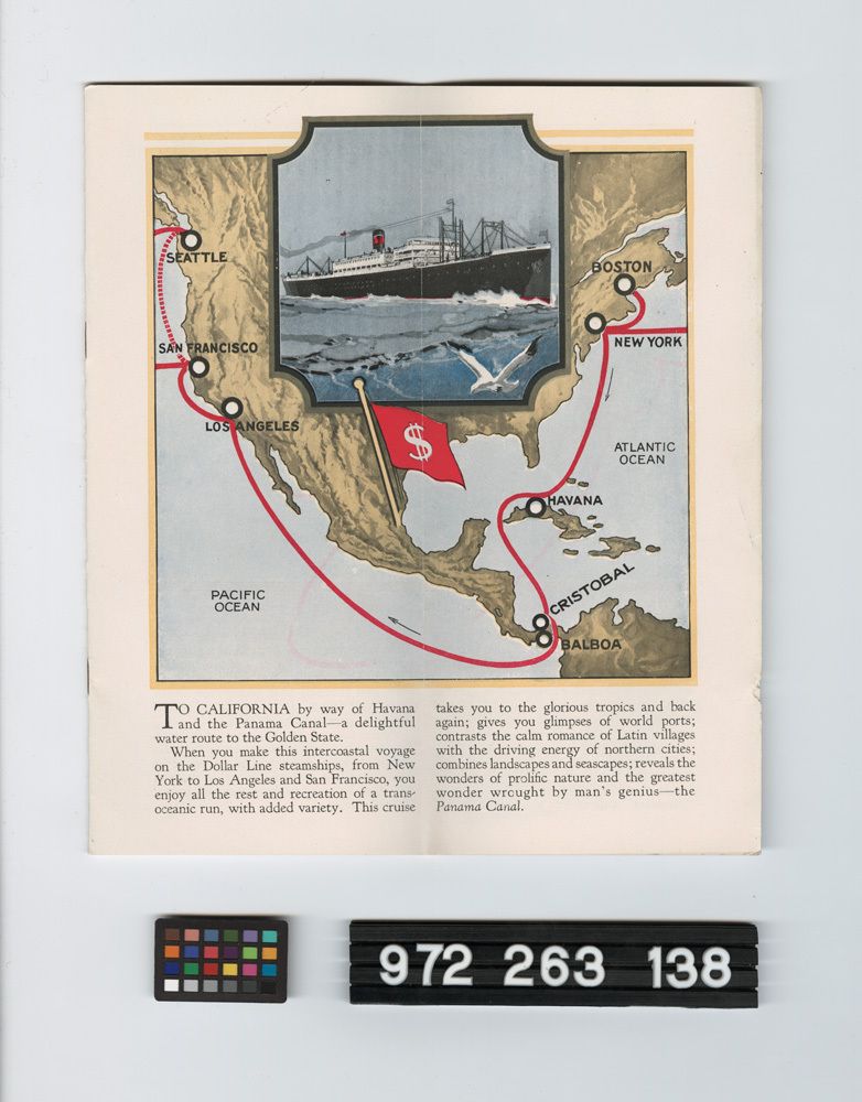 Image representing steamship brochure.