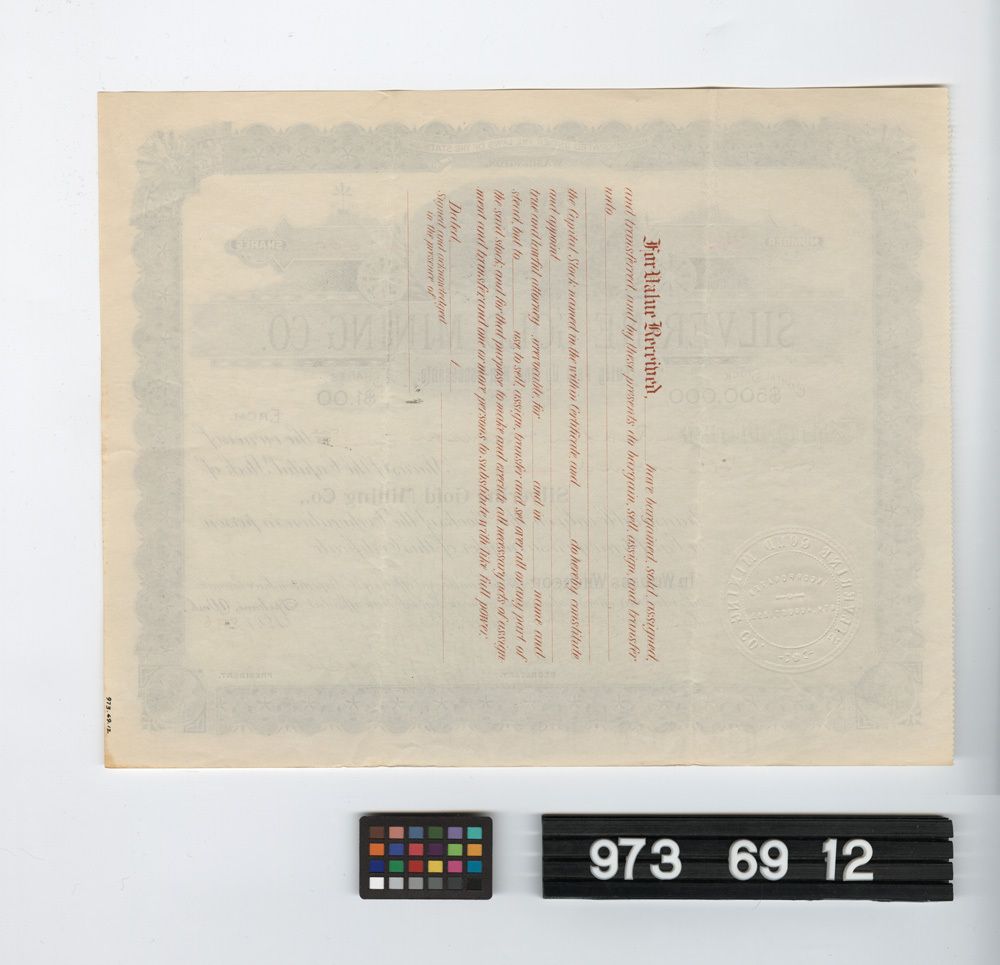 Image representing stock certificate.