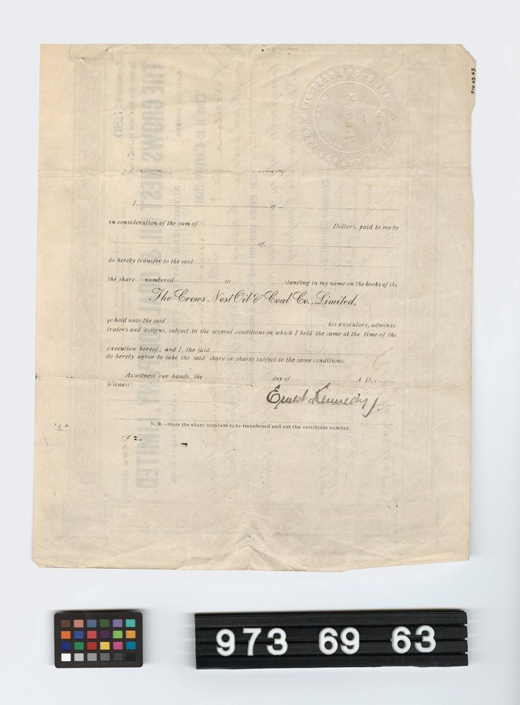 Image representing stock certificate.