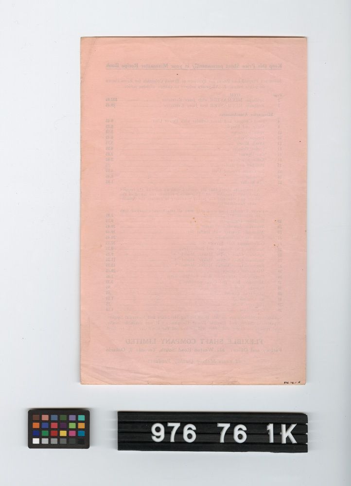 Image representing price list.