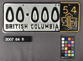 Image representing Plate, Licence.