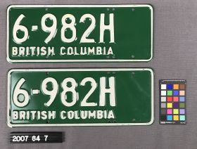 Image representing Plate, Licence.