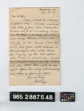 Image representing letter.