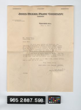 Image representing letter.