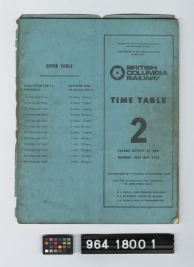 Image representing railroad schedule.