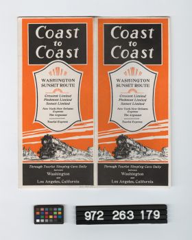 Image representing railroad brochure.