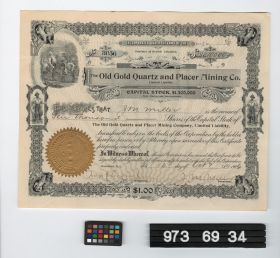 Image representing stock certificate.