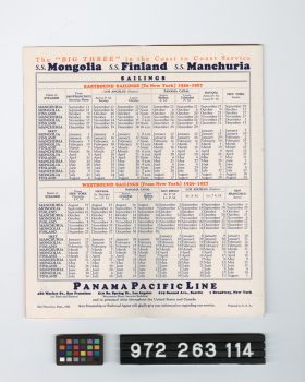 Image représentant steamship brochure