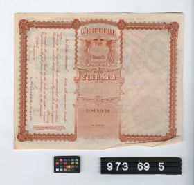 Image representing stock certificate.
