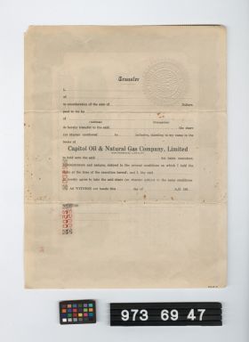 Image representing stock certificate.
