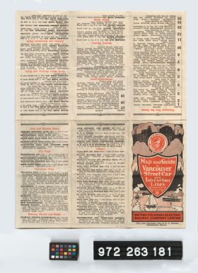 Image representing railroad brochure.