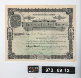Image representing stock certificate.
