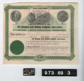 Image representing stock certificate.