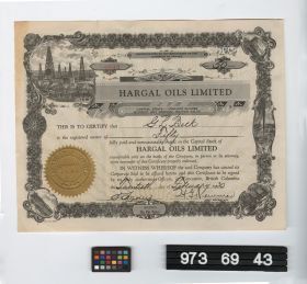 Image representing stock certificate.