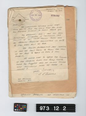 Image representing letter.