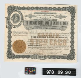 Image representing stock certificate.