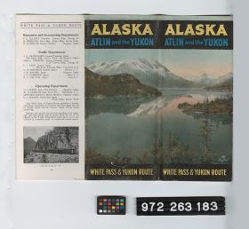 Image representing railroad brochure.