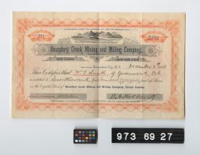 Image representing stock certificate.