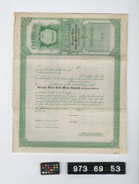 Image representing stock certificate.
