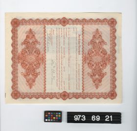 Image representing stock certificate.