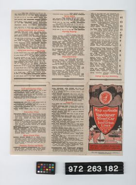 Image representing railroad brochure.