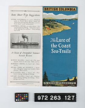 Image representing steamship brochure.