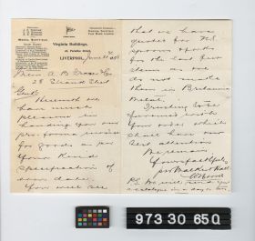 Image representing letter.