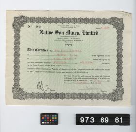 Image representing stock certificate.