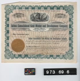 Image representing stock certificate.