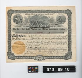 Image representing stock certificate.