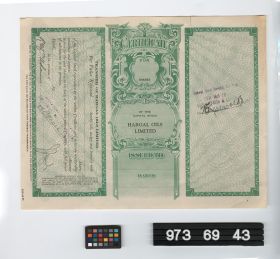 Image representing stock certificate.