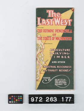 Image representing railroad brochure.