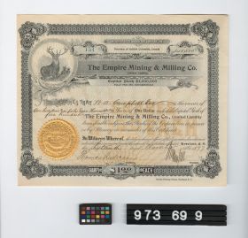Image representing stock certificate.