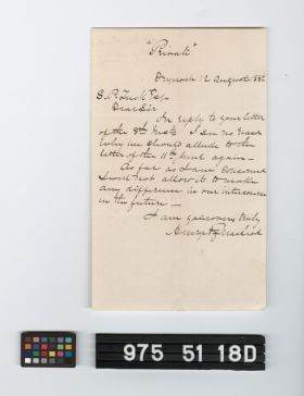 Image representing letter.