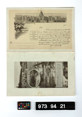 Image representing Postcard, Folding.