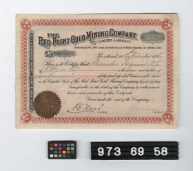 Image representing stock certificate.