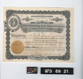 Image representing stock certificate.