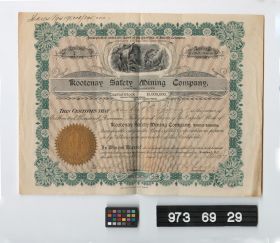 Image representing stock certificate.