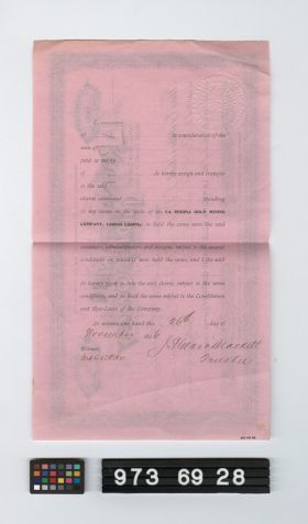 Image representing stock certificate.