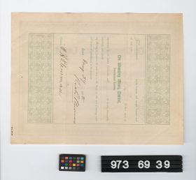 Image representing stock certificate.