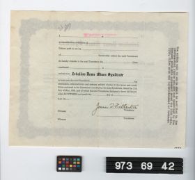 Image representing stock certificate.
